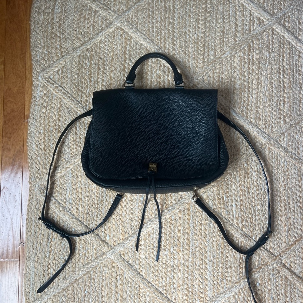 Rebecca Minkoff Black Leather Backpack